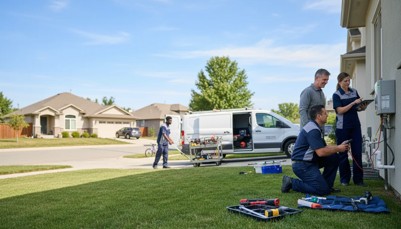 Tankless water heater service in Valley Center, KS